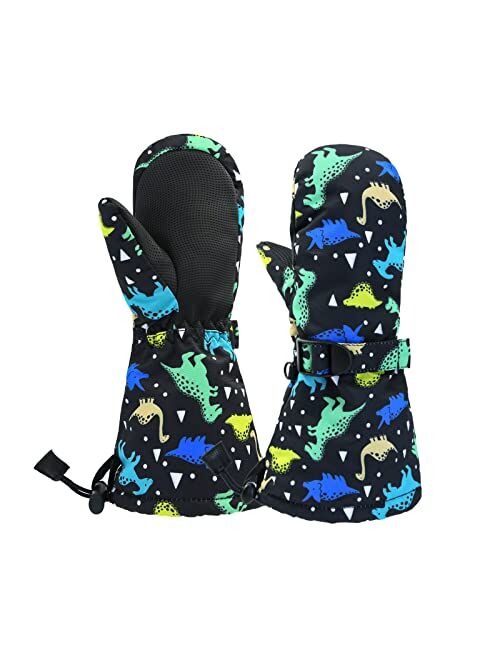 GAP Bavst Winter Kids Waterproof Gloves for Boys Girls Snow Ski Toddler Baby Mittens Outdoor for Infant Teens 1-5T