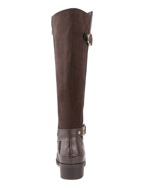 INC International Concepts KAREN SCOTT Leandraa Wide-Calf Riding Boots, Created for Macy's