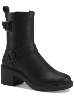 Women's Chantal Buckle Booties, Created for Macy's