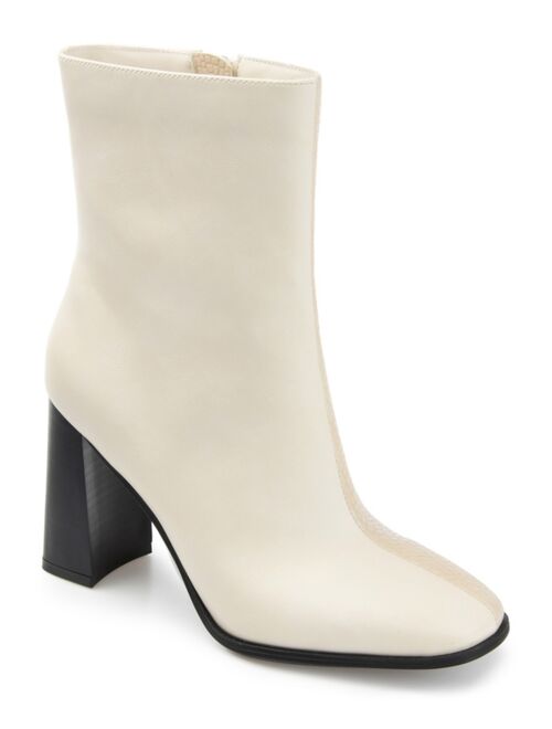 JOURNEE COLLECTION Women's January Two-Tone Bootie