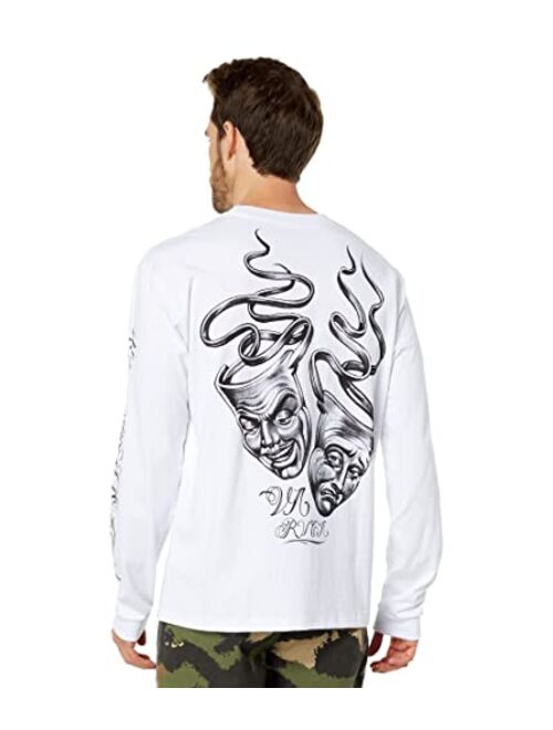 RVCA Mister Cartoon Laugh Now Long Sleeve Tee