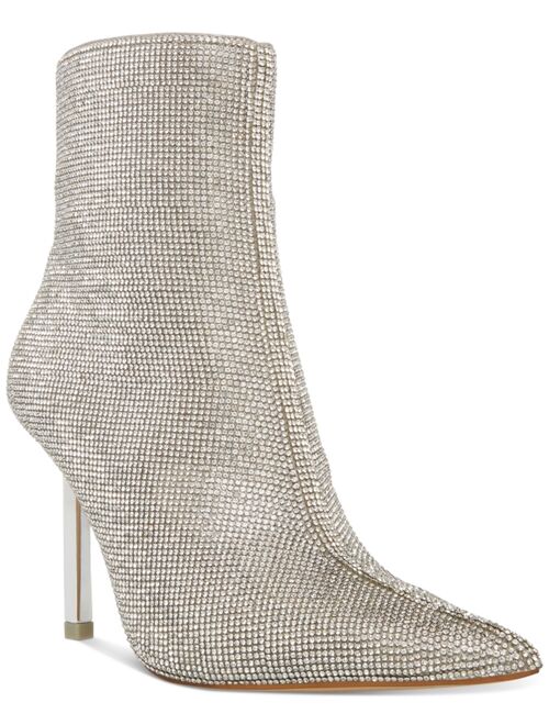 STEVE MADDEN Women's Elysia Rhinestone Stiletto Booties