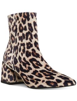 Women's Faris Pointed-Toe Block-Heel Booties