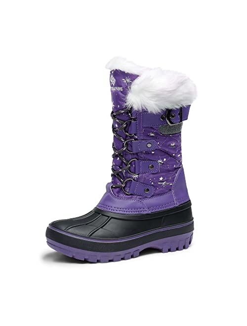 DREAM PAIRS Kids Insulated Waterproof Winter Snow Boots