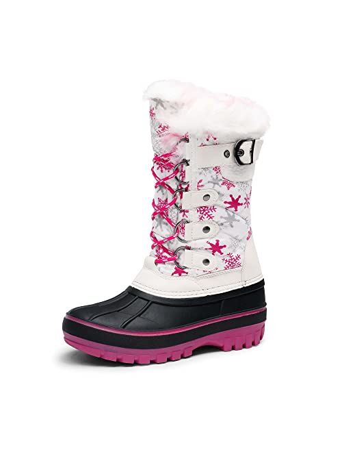 DREAM PAIRS Kids Insulated Waterproof Winter Snow Boots