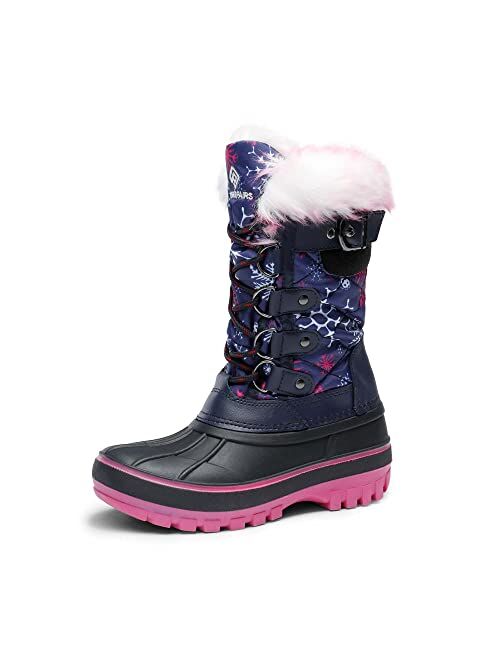 DREAM PAIRS Kids Insulated Waterproof Winter Snow Boots