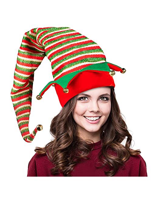 DomeStar Christmas Hat, Funny Hat Novelty Santa Hat Crazy Hats Elf Hat Santa Pants Hat