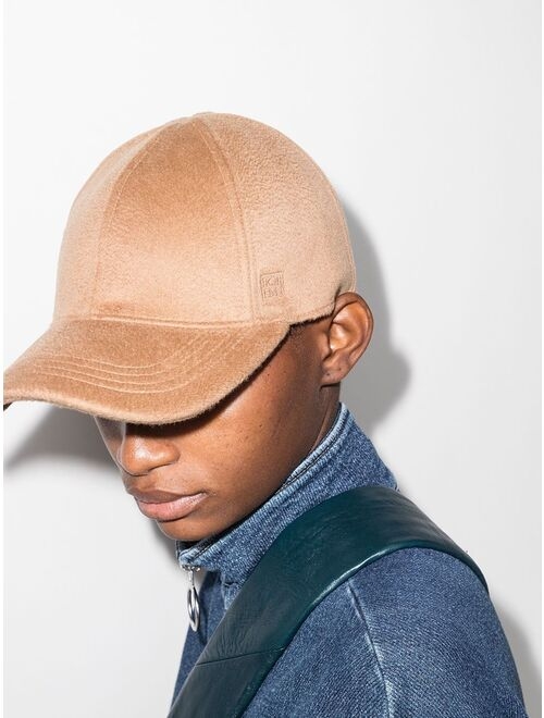 TOTEME textured monogram baseball hat