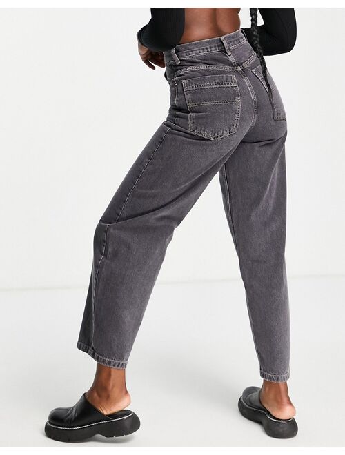 Topshop Baggy jean in dark gray