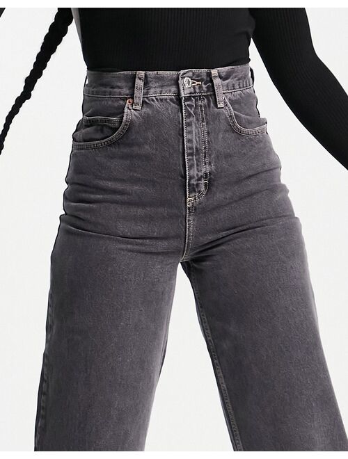 Topshop Baggy jean in dark gray