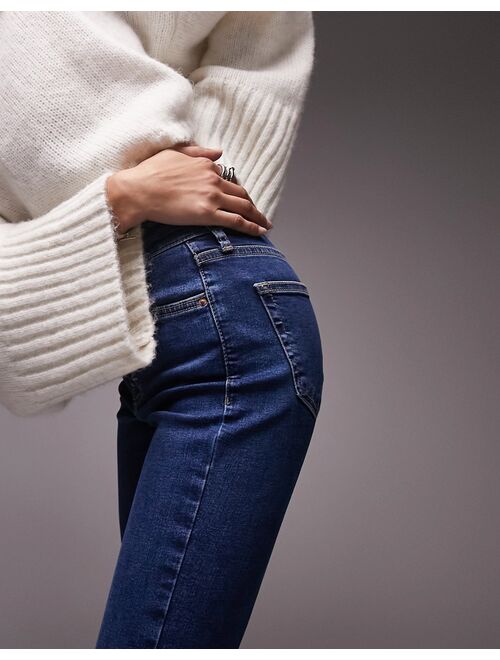 Topshop jamie jeans in rich blue