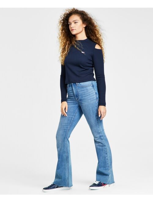 Tommy Jeans Women's High-Rise Flare-Leg Jeans