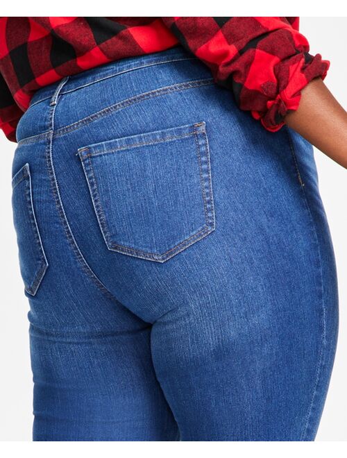 Style & Co Plus Size High-Rise Straight Jeans, Created for Macy's