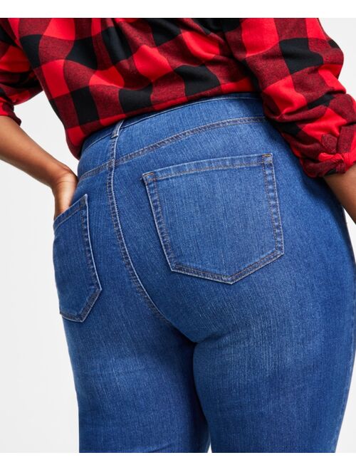 Style & Co Plus Size High-Rise Straight Jeans, Created for Macy's