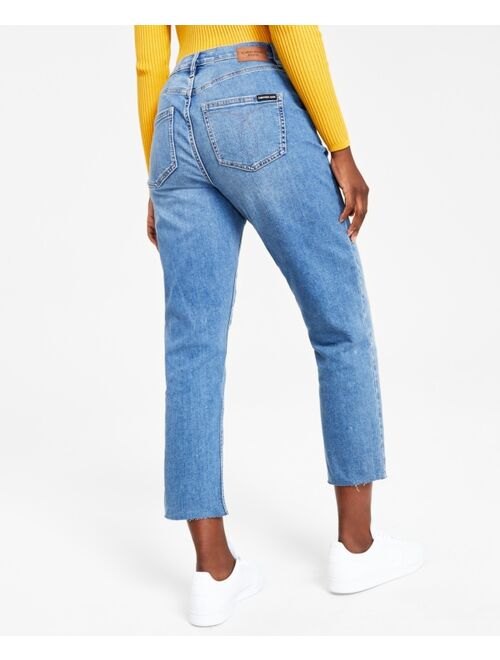 Calvin Klein Jeans Women's Straight-Leg Ankle Jeans