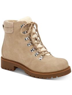 STYLE & CO Maariah Lace-Up Lug Sole Booties, Created for Macy's