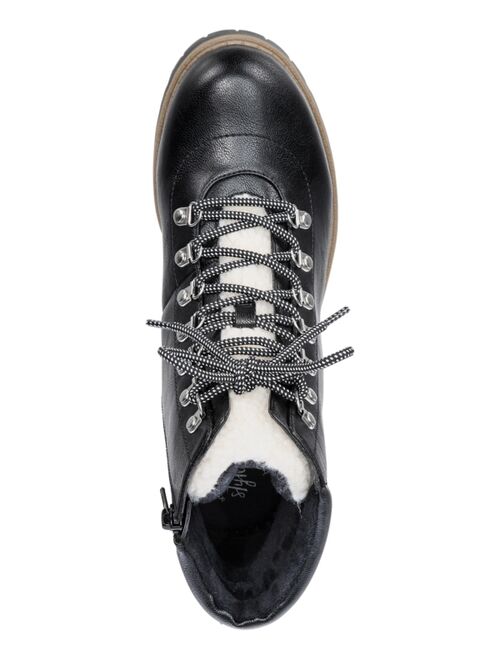 STYLE & CO Maariah Lace-Up Lug Sole Booties, Created for Macy's