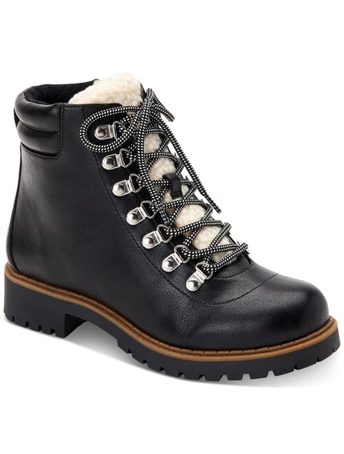 STYLE & CO Maariah Lace-Up Lug Sole Booties, Created for Macy's