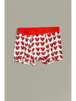 Keith Haring Hearts Allover Pattern Boxer Brief