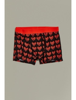 Keith Haring Hearts Allover Pattern Boxer Brief