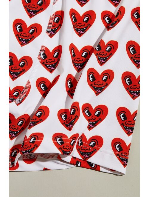 Keith Haring Hearts Allover Pattern Boxer Brief