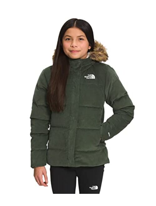 The North Face Girls' Printed North Down Fleece-Lined Parka