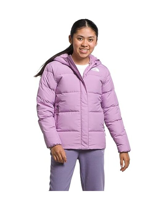 The North Face Girls' Printed North Down Fleece-Lined Parka