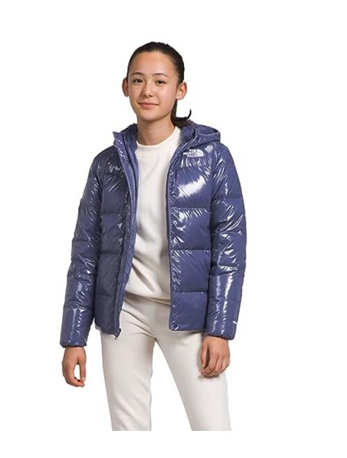 The North Face Girls' Printed North Down Fleece-Lined Parka