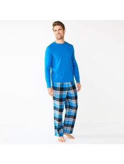 Top & Flannel Pants Pajama Set