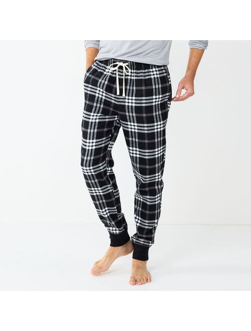 Men's Sonoma Goods For Life Flannel Jogger Sleep Pants