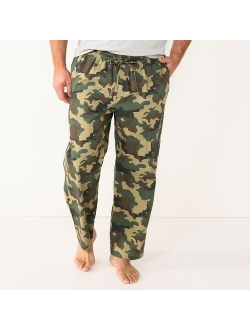 Big & Tall Sonoma Goods For Life Brushed Poplin Sleep Pants