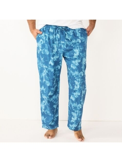 Big & Tall Sonoma Goods For Life Brushed Poplin Sleep Pants