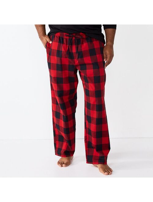 Big & Tall Sonoma Goods For Life Brushed Poplin Sleep Pants