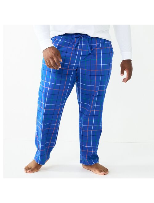 Big & Tall Sonoma Goods For Life Brushed Poplin Sleep Pants