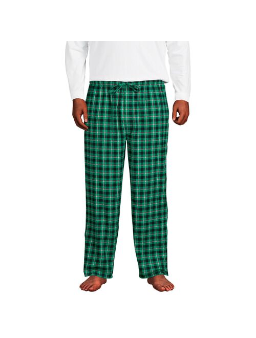 Big & Tall Lands' End Flannel Pajama Pants