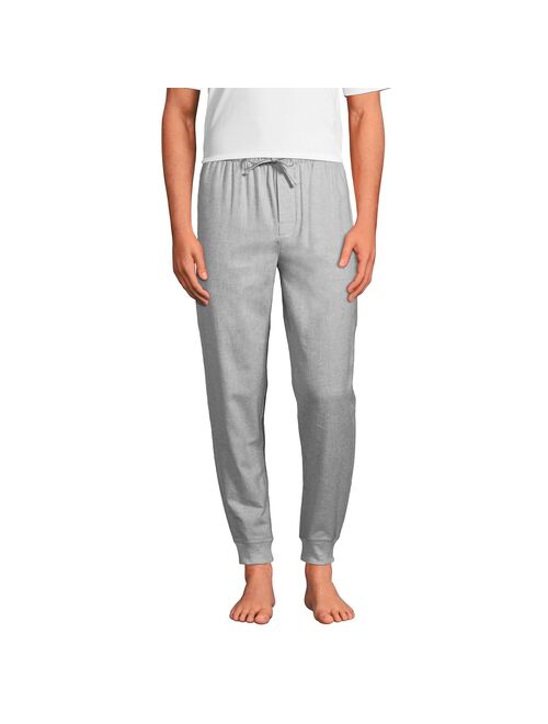 Men's Lands' End Flannel Jogger Pajama Pants