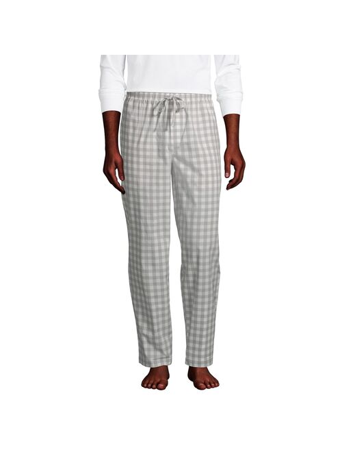 Men's Lands' End Broadcloth Pajama Sleep Pants