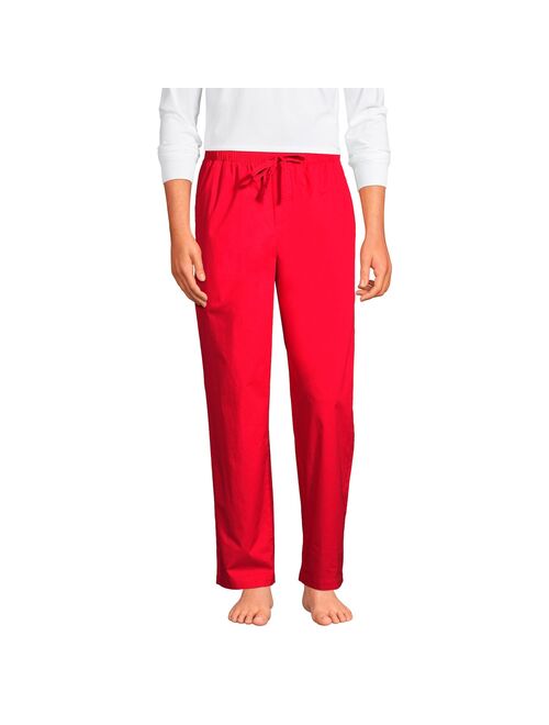 Men's Lands' End Broadcloth Pajama Sleep Pants