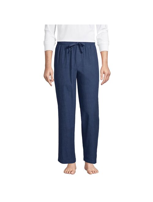 Men's Lands' End Broadcloth Pajama Sleep Pants