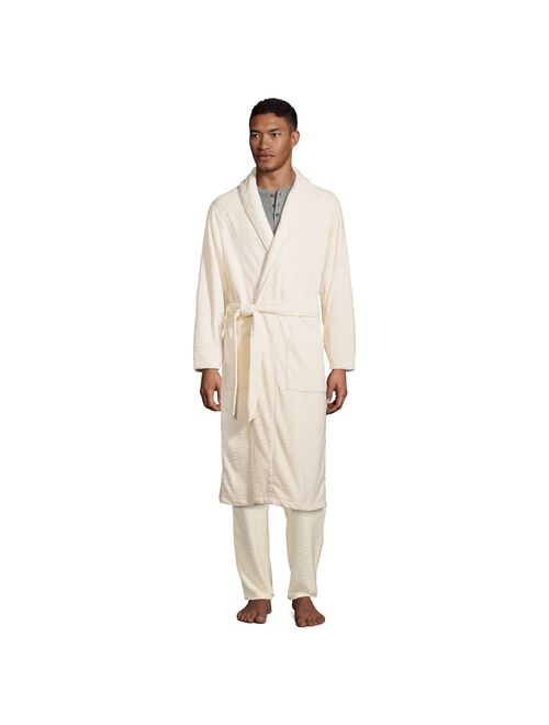 Men's Lands' End Fleece Robe