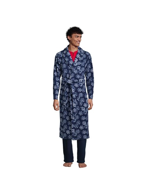 Men's Lands' End Fleece Robe