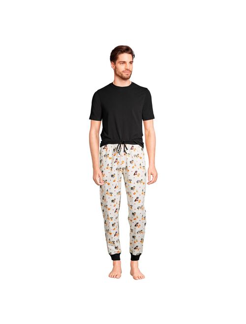 Men's Lands' End Jersey Pajama Sleep Set