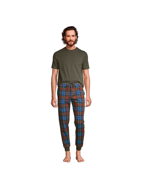 Men's Lands' End Jersey Pajama Sleep Set