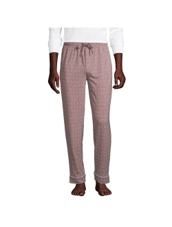 Brushed-Back Knit Pajama Pants