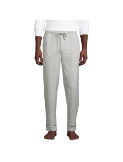 Brushed-Back Knit Pajama Pants