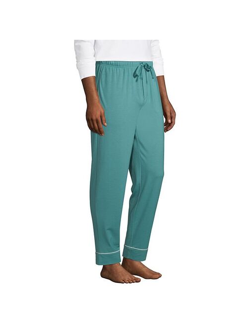 Men's Lands' End Brushed-Back Knit Pajama Pants