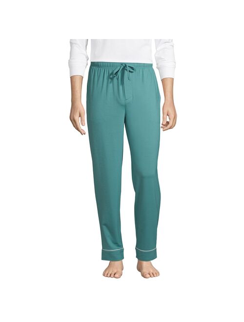 Men's Lands' End Brushed-Back Knit Pajama Pants