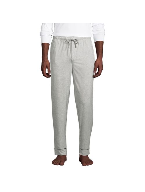 Men's Lands' End Brushed-Back Knit Pajama Pants