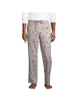 Big & Tall Lands' End Poplin Pajama Pants