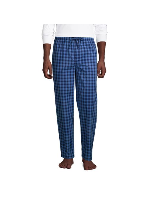 Big & Tall Lands' End Poplin Pajama Pants